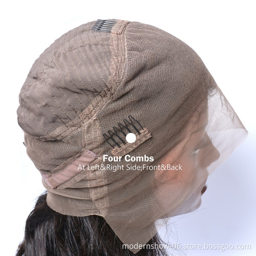 Wholesale Human Hair Lace Wig Vendors 100% Raw Virgin Brazilian Hair Wigs Modern Show Loose Wave 360 Lace Front Wig
